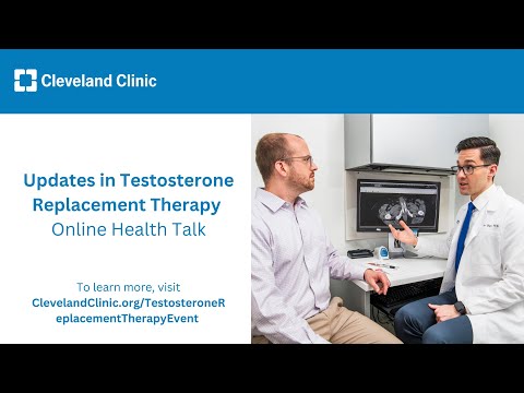 Updates in Testosterone Replacement Therapy | Online Health Talk 2024