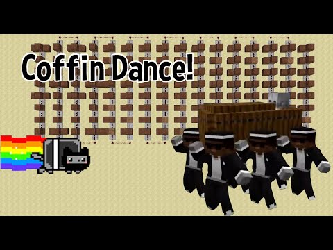 MrNyancatNinja - How to Make Astronomia Coffin Dance In Minecraft! (Noteblock Tutorial)