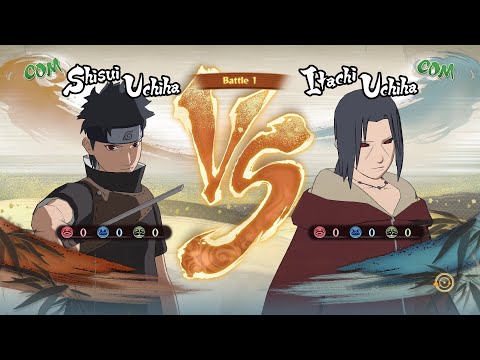 Shisui Uchiha vs Itachi Uchiha (Reanimation)— Naruto Shippuden Ultimate Ninja STORM 4 (COM vs COM)