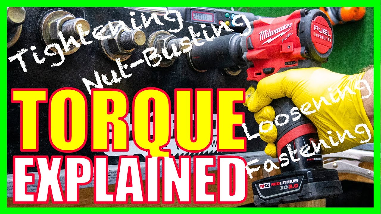 Torque Explained - Fastening vs Nut Busting [IMPACT WRENCHES]