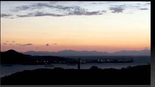 preview picture of video 'ソニーα NEX-5 夕焼け＆夜景in室蘭'