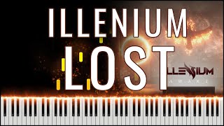 ILLENIUM - Lost (feat. Emilie Brandt) (Piano Tutorial | Sheet Music | Synthesia)