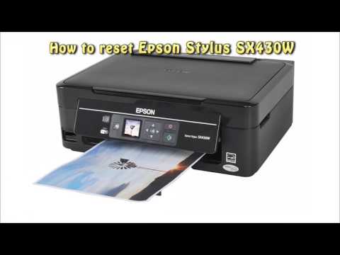 Reset Epson SX 430W Waste Ink Pad Counter