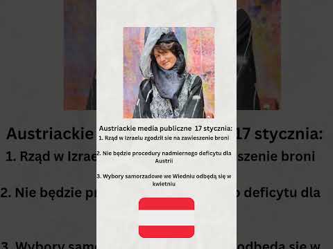 Austriackie media publiczne 17 stycznia
