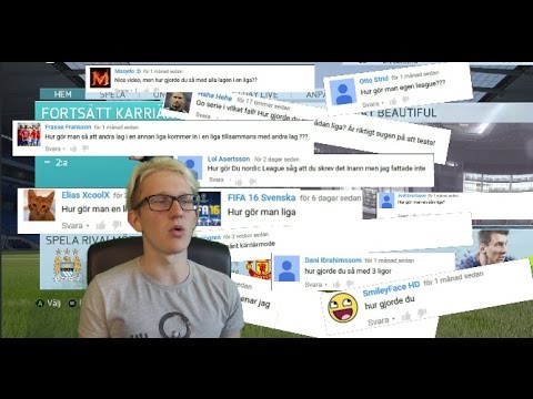 HUR GÖR MAN NORDIC LEAGUE PÅ FIFA?