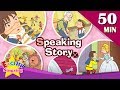Speaking Story | 50 minutes Kids cartoon Dialogues | Easy conversation | Learn English for Kids