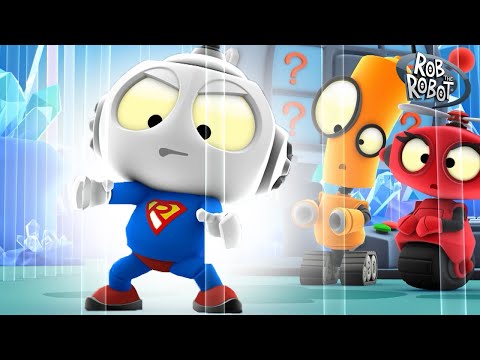 Rob Gets Super Strength at the Super Power Planet! | Rob The Robot | Preschool Learning