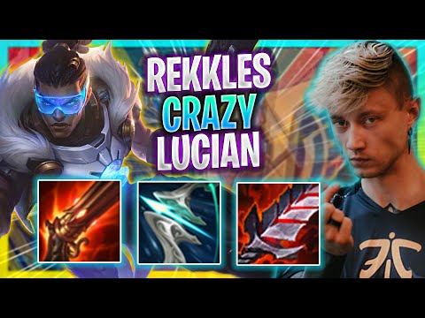 REKKLES CRAZY GAME WITH LUCIAN! | FNC Rekkles Plays Lucian ADC vs Caitlyn!  Season 2023