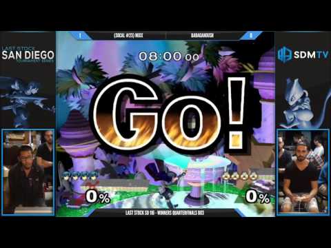 LSSD 116 - Mixx (Marth) vs. Babaganoush (Mewtwo/Sheik) - SSBM Winners Quarters - Smash Melee