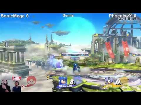 2GG Online #1 - Sonic Mega (Mega Man) Vs. PhoenixvX (Sonic) Top 8 - Smash Wii U
