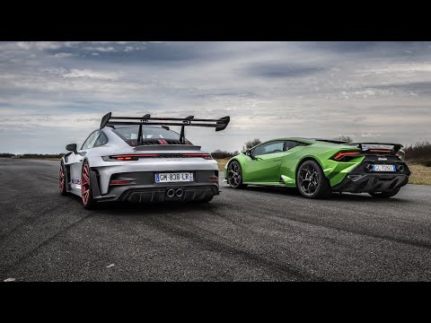 Drag race : 992 GT3 RS VS Huracan Tecnica facade placeholder