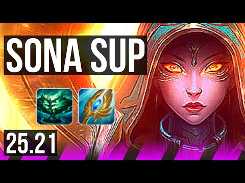 SONA & Katarina vs BLITZCRANK & Kassadin (SUP) | 2/0/22 | NA Grandmaster | 25.21