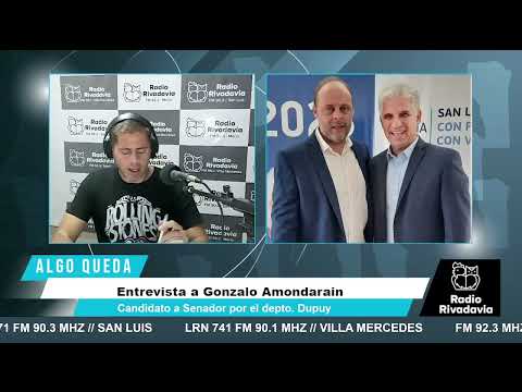 Entrevista con Gonzalo Amondarain - Radio Rivadavia San Luis