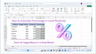 Download the video "💯 How to Calculate Percentage in Excel Flawlessly"