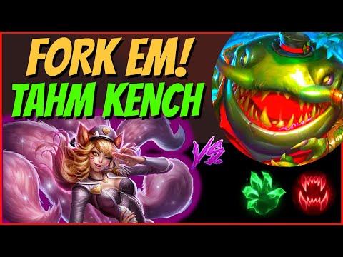 Versus Ahri Top AND Irelia Mid! - TAHM KENCH TOP vs AHRI - S10 League of Legends