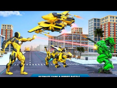 Optimus Prime Jet Truck Dinosaur Robot Transformation Game 2020 - Android Gameplay