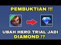 PROOF HOW TO CONVERT TRIAL HEROES INTO DIAMONDS IN MOBILE LEGENDS LATEST BUG