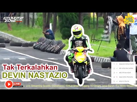 SCOOTIC CORNERACE BRIGIF | MATIC 115CC STD PEMULA | Devin Nastazio Tak Terkalahkan