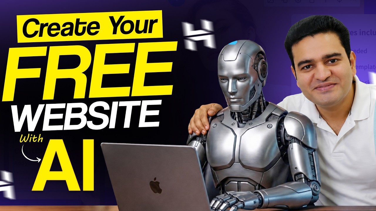 Free AI Website Builder Full Tutorial in Hindi 2026 | #aiwebsitebuilder #aitools2026 #hostinger