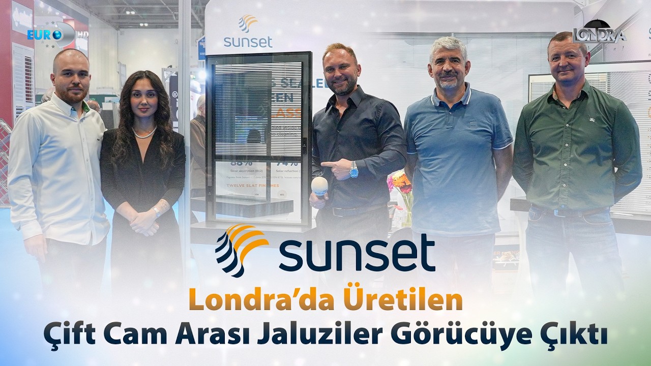 Londra’da üretilen çift cam arası jaluziler görücüye çıktı… / Londra Aktüel 352. Bölüm