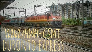 preview picture of video 'SRC WAP-4 Skips kopar with 12262/HWH-CSMT Duronto Express.....'