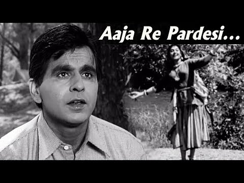 Aaja Re Pardesi Main (HD) | Madhumati Songs | Dilip Kumar | Vyjayantimala | Lata Mangeshkar