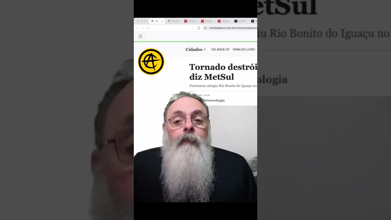 TORNADO DESTROI CIDADE no PARANÁ: 60% das CASAS DESTRUIDAS e TEMPESTADE vem para SÃO PAULO e RIO