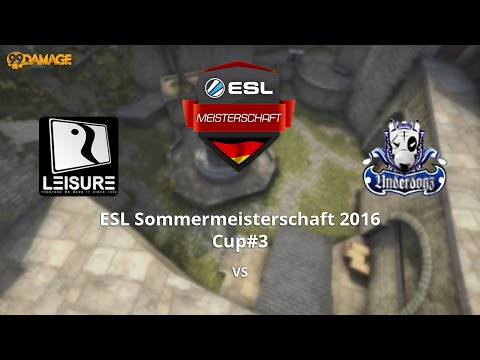 LeiSuRe vs. UNDERDOGS | ESL Sommermeisterschaft 2016 Cup #3 | de_cobblestone