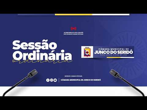 4ª SESSÃO ORDINÁRIA, DO 2º PERÍODO DO 1º BIÊNIO  DA CÂMARA MUNICIPAL DE JUNCO DO SERIDÓ - 10/09/2026