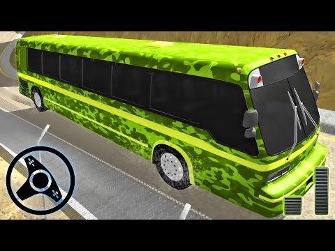 Real Army Bus Driving Simulator - Offroad Public Transport Driver | Android Gameplay