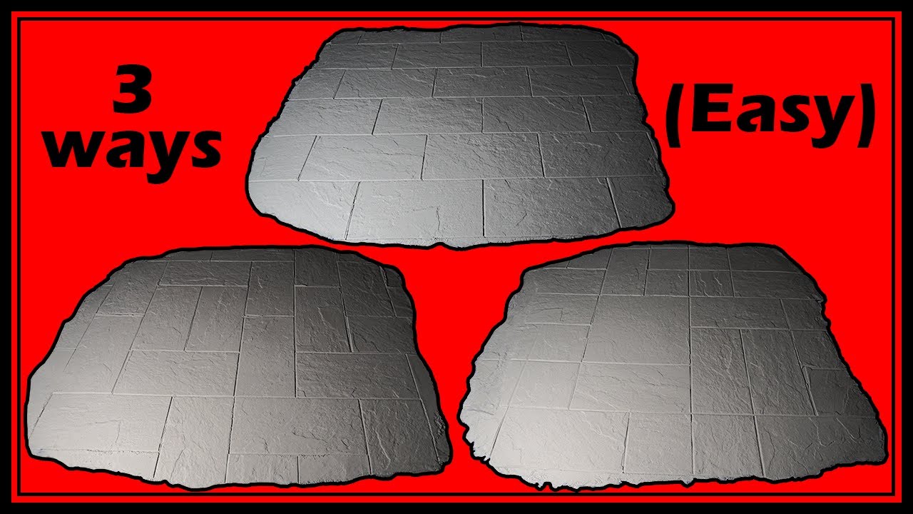 Top 3 Ways To Stamp Concrete With Z Shape Stamps