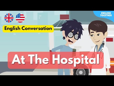 At The Hospital English Conversation | Learn English through Story Easily (With Health Vocabulary)