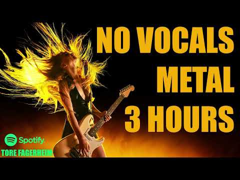 NO AI // 3 Hours of Melodic Metal - No Vocals