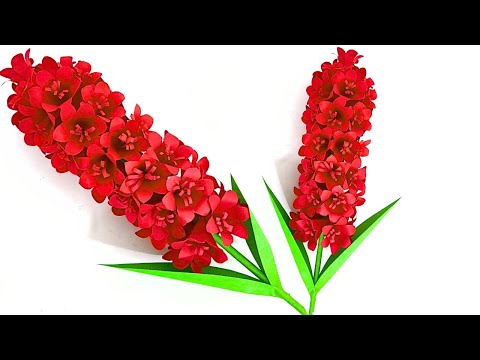 Easy Paper Hyacinth Flower Making at Home | DIY Paper Flowers Step By Step 