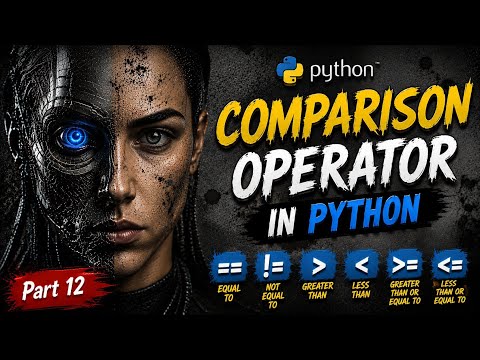 Python Series Part 12 Comparison Operator In Python Explained