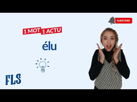 What does "élu" mean?