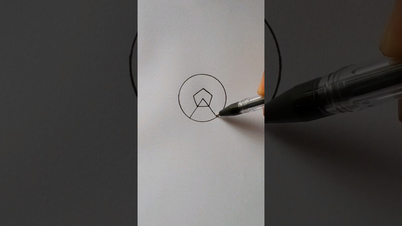 The easiest way to draw a football #drawingtutorial