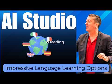 Google AI studio for language learning| Teachers & Learners