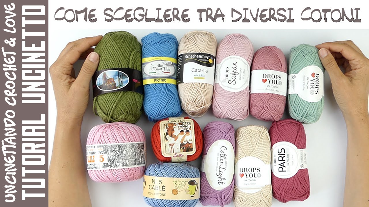 Watch Now Parliamo di Filati di Cotone - Rispondo alle Vostre Domande Parliamo di Filati di Cotone - Rispondo alle Vostre Domande