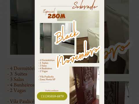 Impecável Residência Mobiliada à Venda na Vila Pauliceia – Zona Norte de SP