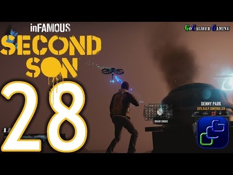 inFAMOUS: Second Son PS4 Walkthrough - Part 28 - Denny Park District Completed