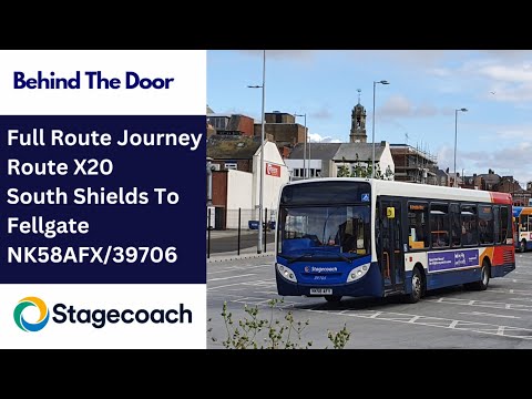 Behind The Door: Route X20 | NK58AFX/39706 - Stagecoach North East: MAN 14.240LF/ADL Enviro 200