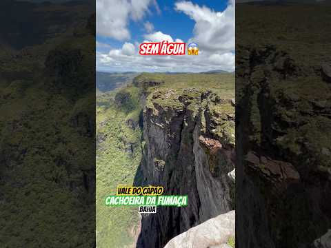 Cachoeira da Fumaça sem Água, Vale do Capão - Chapada Diamantina Bahia