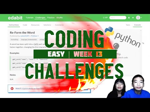 Learn To Code Python Coding Challenges In Easy Week 13