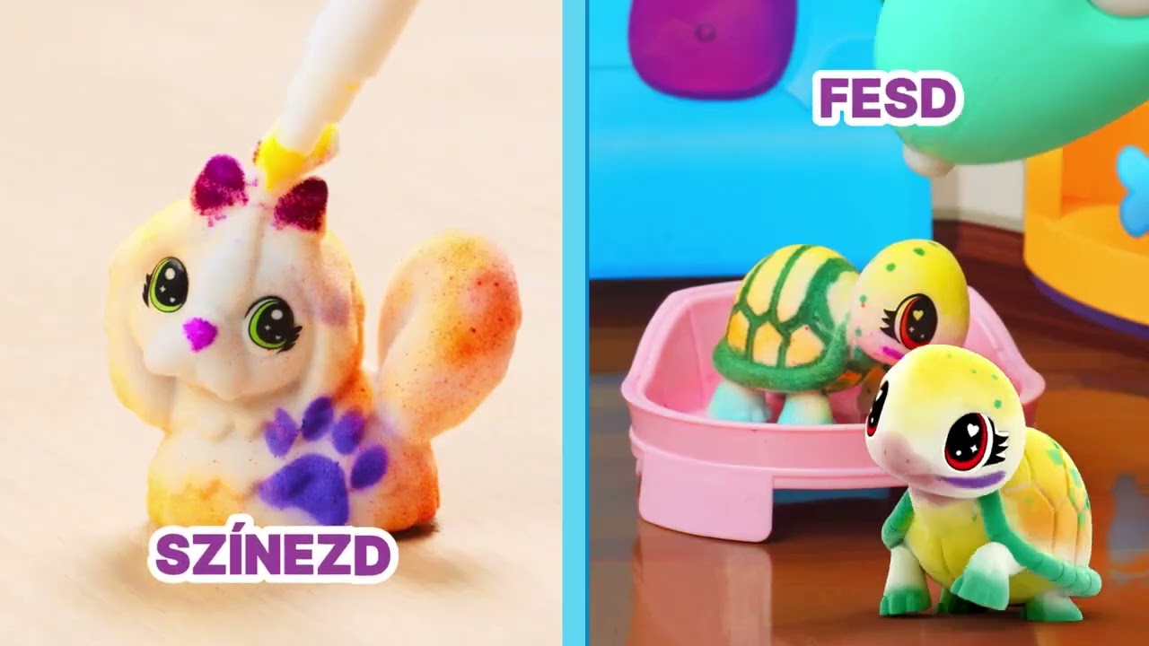 Crayola: Washimals Kisállat szalon festékszóróval videó