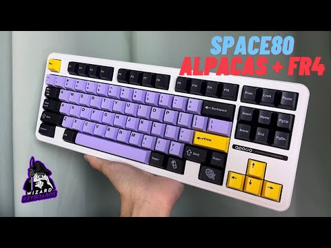 Space 80 Apollo Redux | Tape Mod | Alpaca Switches on FR4 Plate | PBT Taro