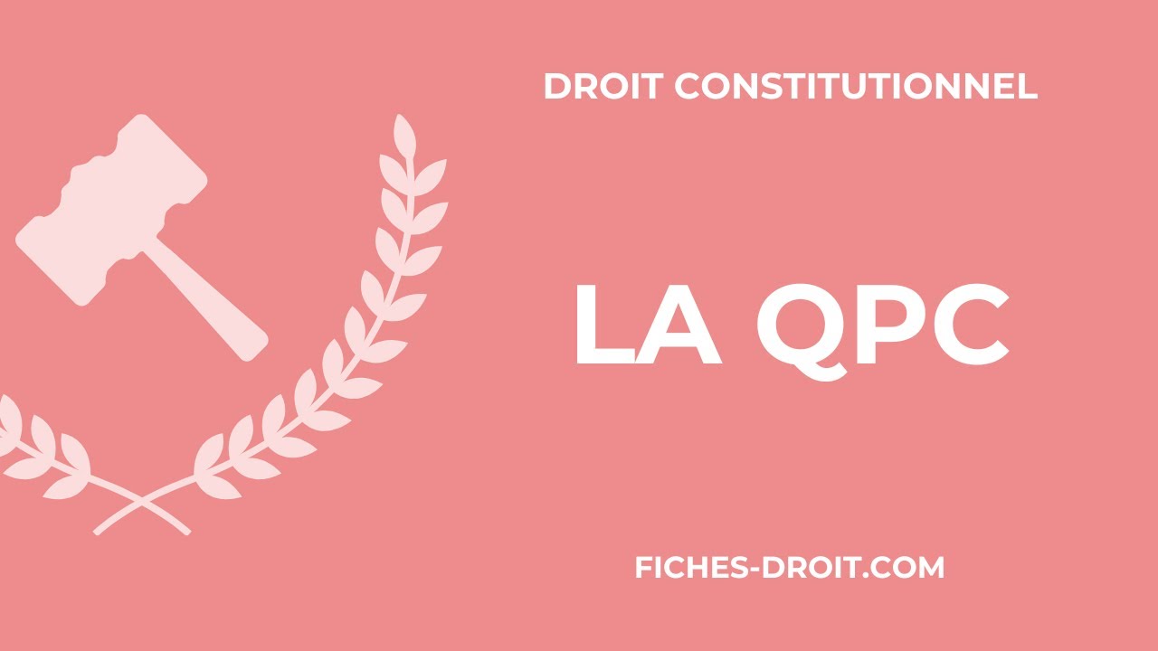 La QPC (question prioritaire de constitutionnalité)