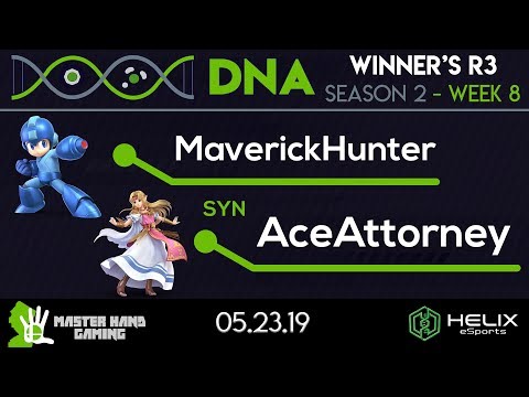 DNA 2.8 - MaverickHunter (Mega Man) vs SYN | AceAttorney (Zelda)- Winner's R3