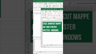 Excel Shortcuts - 0020 - Neues Fenster #Shorts