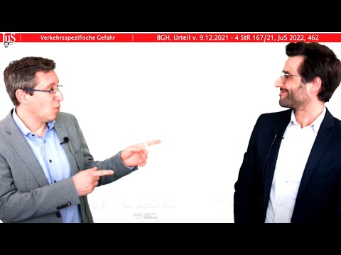 Law studies in criminal law: Exam-relevant decision - Traffic-specific danger